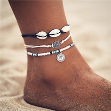 Load image into Gallery viewer, Eco, Love &amp; Other Stuff Island Life: Ocean - Starfish Stone Beads Shells Pendant, Anklet