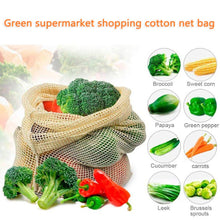 Load image into Gallery viewer, Eco, Love &amp; Other Stuff 1 piece - Mesh, Cotton, Vegetable Bag