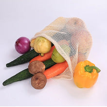 Load image into Gallery viewer, Eco, Love &amp; Other Stuff 1 piece - Mesh, Cotton, Vegetable Bag