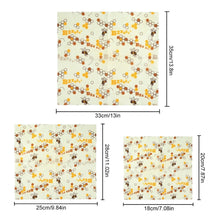 Load image into Gallery viewer, Eco, Love &amp; Other Stuff Beeswax wraps VALUE PACK - 3 pack