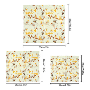 Eco, Love & Other Stuff Beeswax wraps VALUE PACK - 3 pack