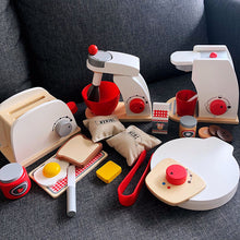 Load image into Gallery viewer, Eco, Love &amp; Other Stuff Wooden Kitchen Toys - coffee machine, toaster, food mixer