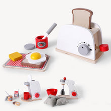 Load image into Gallery viewer, Eco, Love &amp; Other Stuff Wooden Kitchen Toys - coffee machine, toaster, food mixer